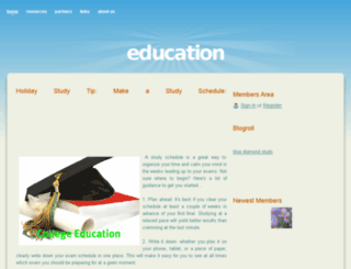 collegeeducation.webs.com screenshot