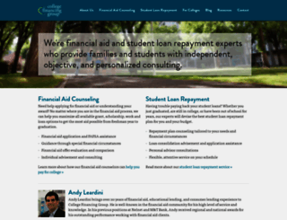 collegefinancinggroup.com screenshot