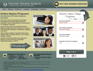 collegeinfosearch.org screenshot