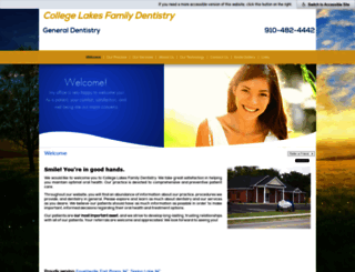 collegelakesdentistry.org screenshot