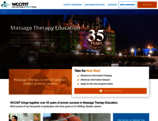 collegeofmassage.com screenshot