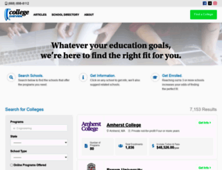 collegeoverview.com screenshot