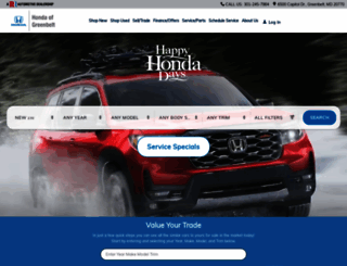 collegeparkhonda.com screenshot