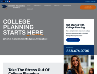 collegeplanningsource.com screenshot