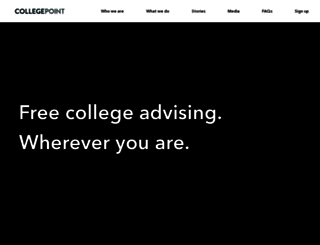 collegepoint.bloomberg.org screenshot