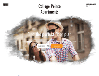 collegepointeapts.com screenshot