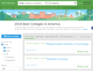 collegeprowler.com screenshot