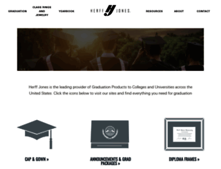colleges.herffjones.com screenshot