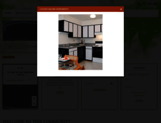 collegesquareapartments.com screenshot