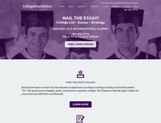 collegestartonline.com screenshot