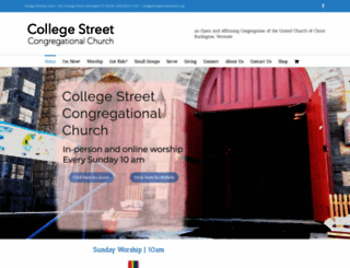 collegestreetchurch.org screenshot