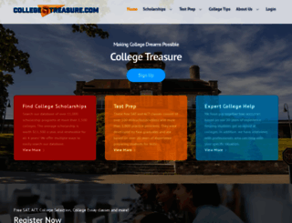collegetreasure.com screenshot
