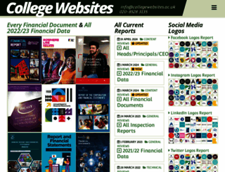 collegewebsites.ac.uk screenshot