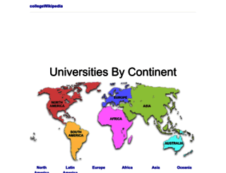 collegewikipedia.com screenshot