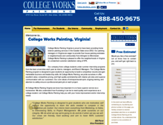 collegeworkspaintingvirginia.com screenshot