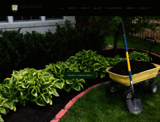 collegiate-landscaping.com screenshot