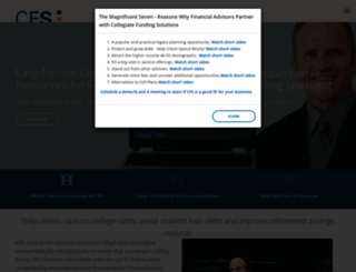 collegiatefundingsolutions.com screenshot