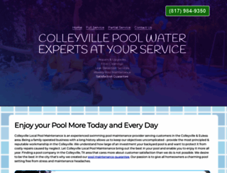 colleyvillepoolmaintenance.com screenshot