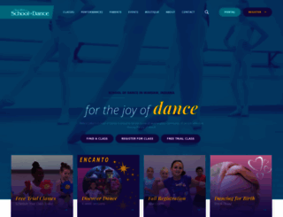 collierdance.com screenshot