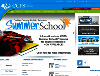 collierschools.com screenshot