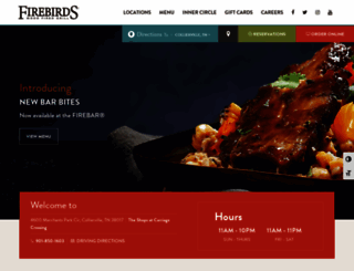 collierville.firebirdsrestaurants.com screenshot