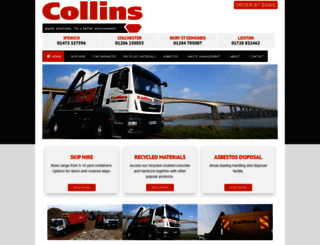 collins-skiphire.co.uk screenshot