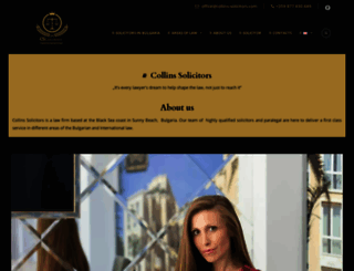 collins-solicitors.com screenshot