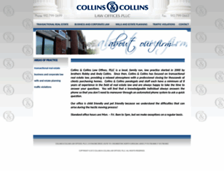 collinsandcollinslaw.com screenshot