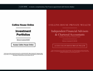 collinshouse.com.au screenshot