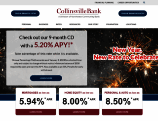 collinsvillesavings.com screenshot