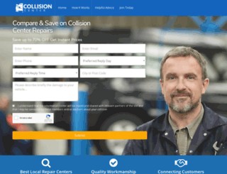 collisioncenter.com screenshot