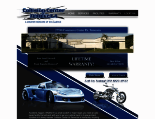 collisioncenteroftemecula.com screenshot