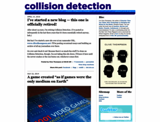 collisiondetection.net screenshot