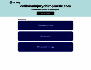 collisioninjurychiropractic.com screenshot