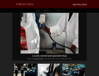 collisionzoneinc.com screenshot