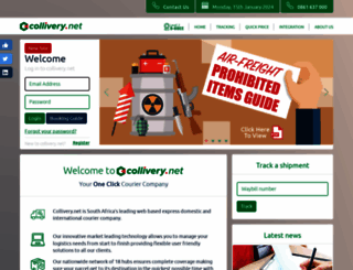 collivery.co.za screenshot