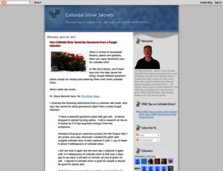 colloidalsilversecrets.blogspot.com screenshot