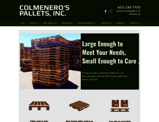 colmenerospallets.com screenshot