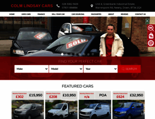 colmlindsaycars.co.uk screenshot