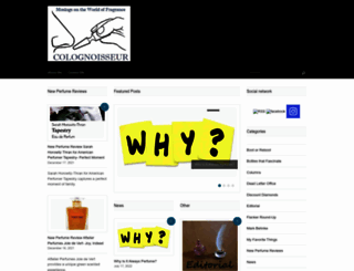 colognoisseur.com screenshot