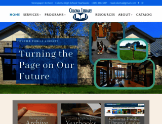 colomapubliclibrary.net screenshot