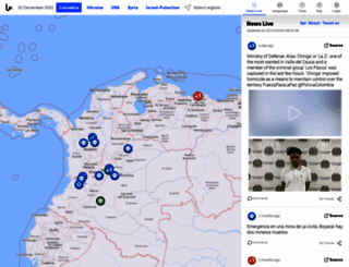 colombia.liveuamap.com screenshot