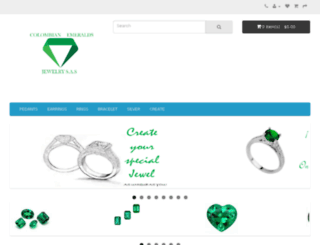 colombianemeraldsjewelry.com screenshot
