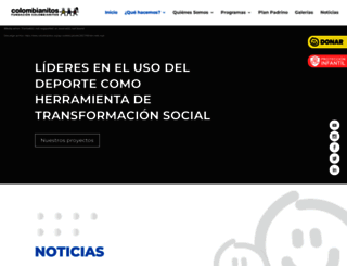 colombianitos.org screenshot