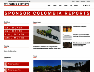 colombiareports.com screenshot