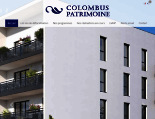 colombus-patrimoine.fr screenshot
