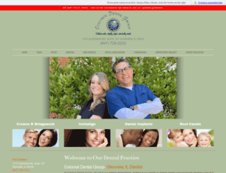 colonialdentalgroup.com screenshot