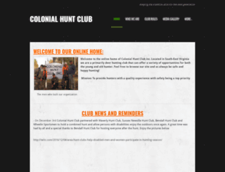 colonialhunt.weebly.com screenshot
