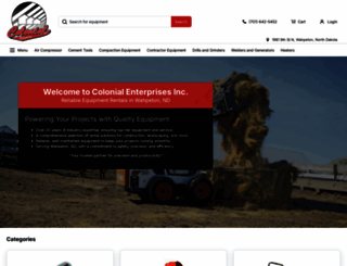 colonialrental.com screenshot