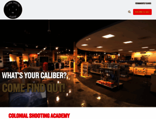 colonialshooting.com screenshot